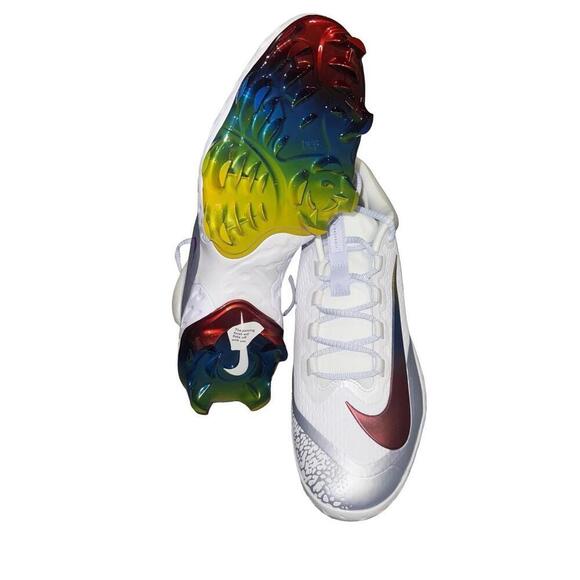Nike Alpha Huarache Elite 4 Low MCS Baseball Cleats Sz 13 NEW FQ7724 106 RARE